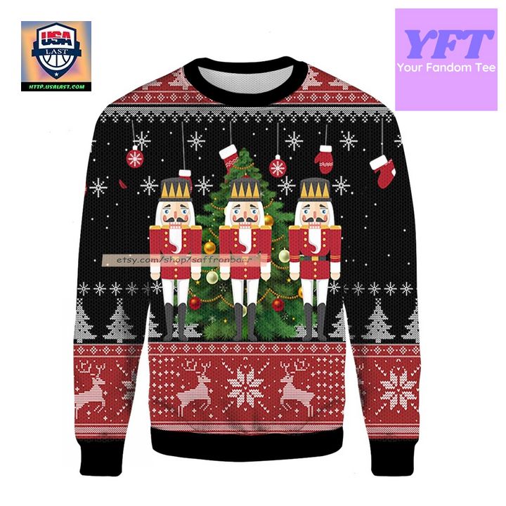 Nutcracker Tree Nutcracker Funny Xmas 3d Ugly Christmas Sweater ? Usalast