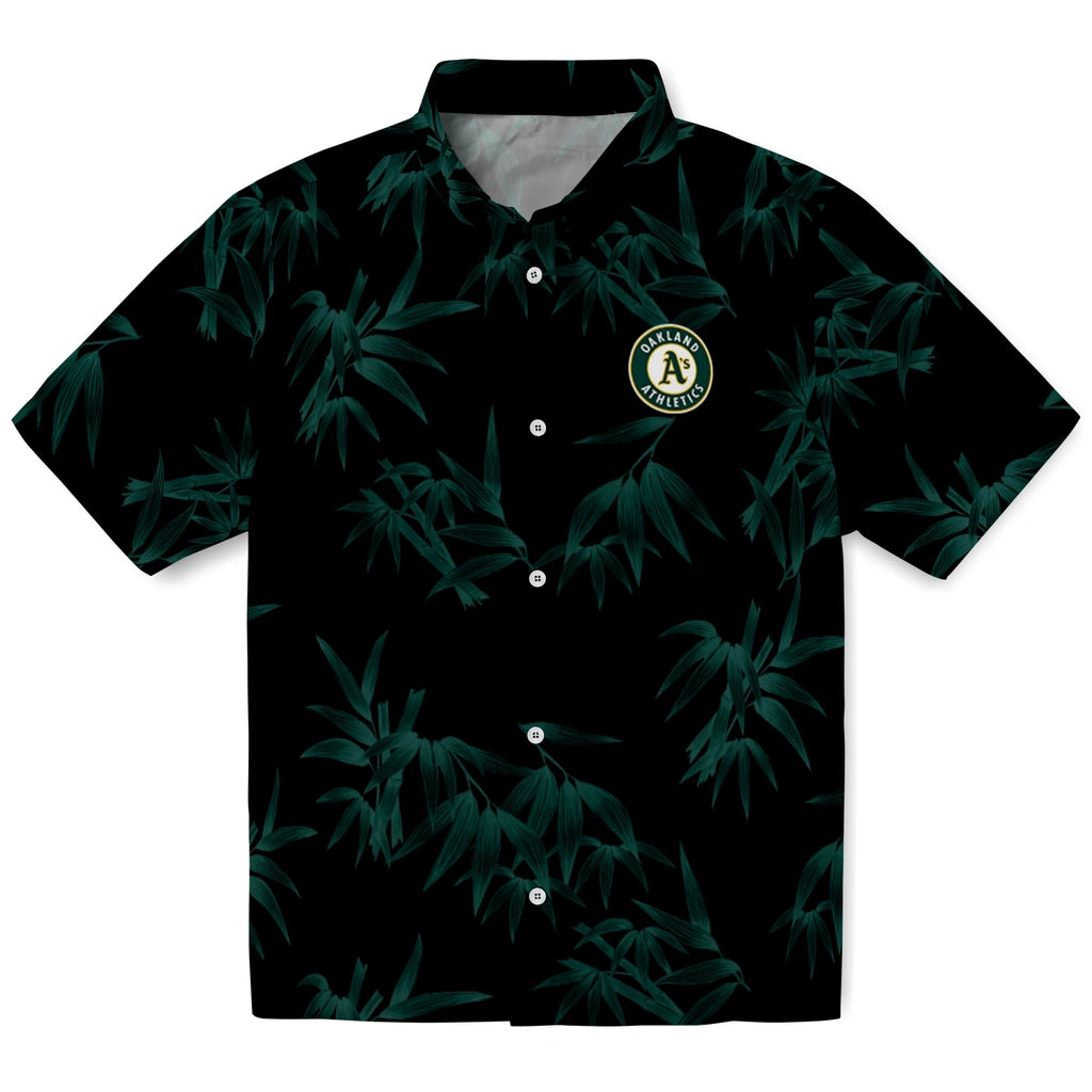 Oakland Athletics Hawaiian Shirt - Bamboo Branches | Moonbestprint
