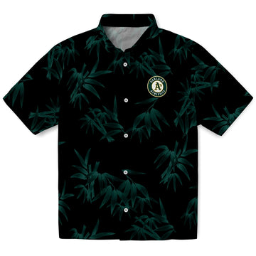 Oakland Athletics Hawaiian Shirt - Bamboo Branches | Moonbestprint