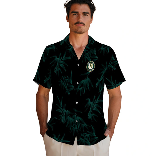 Oakland Athletics Hawaiian Shirt - Bamboo Branches | Moonbestprint