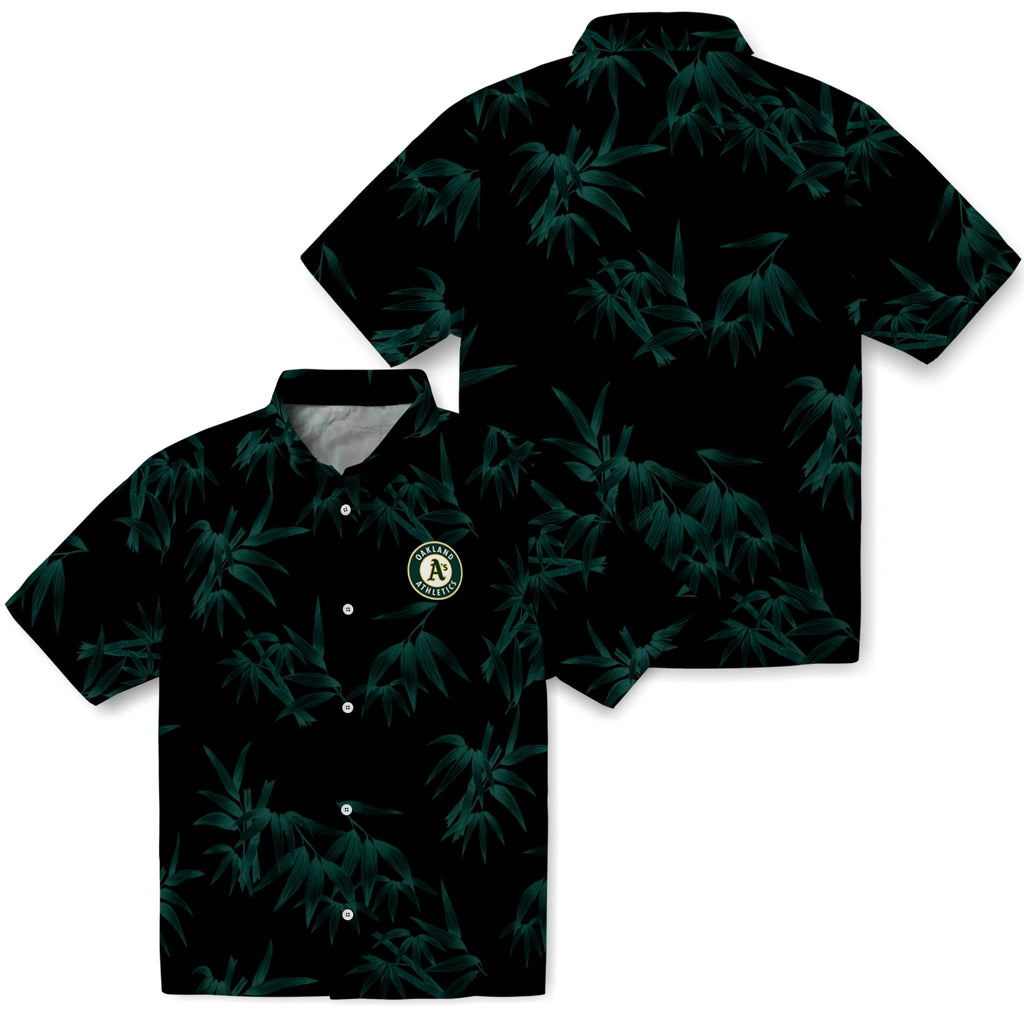 Oakland Athletics Hawaiian Shirt - Bamboo Branches | Moonbestprint