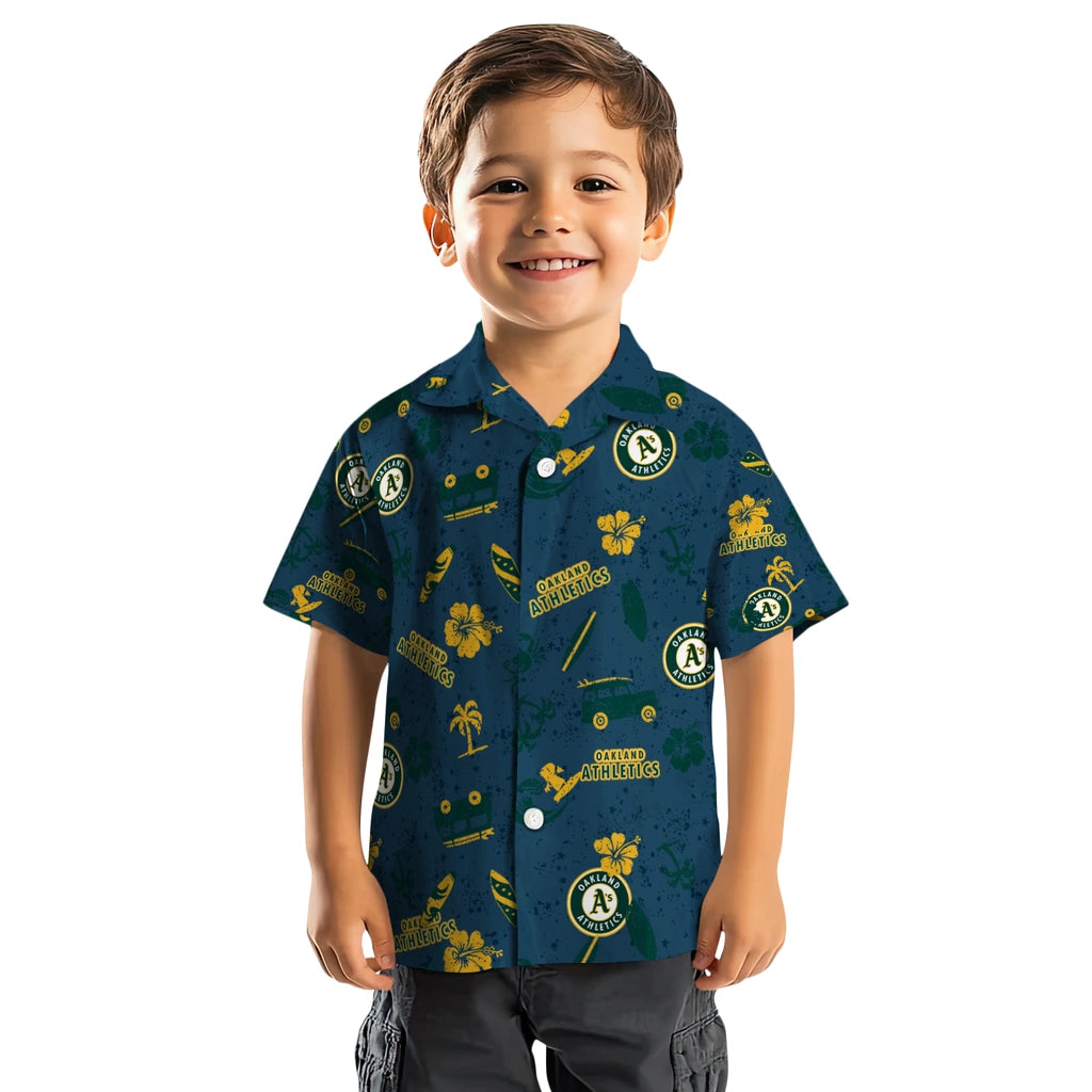 Oakland Athletics Hawaiian Shirt - Beach Vibe | Moonbestprint