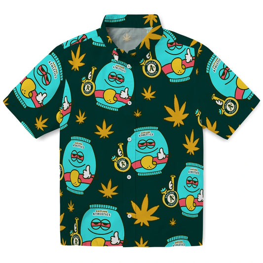 Oakland Athletics Hawaiian Shirt - Chill Vibe | Moonbestprint