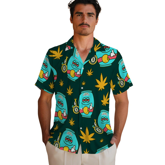 Oakland Athletics Hawaiian Shirt - Chill Vibe | Moonbestprint