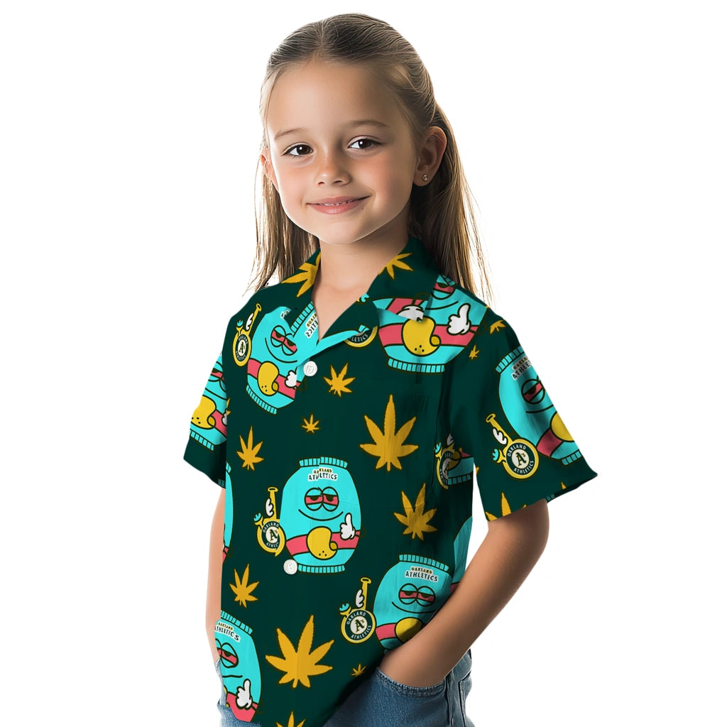Oakland Athletics Hawaiian Shirt - Chill Vibe | Moonbestprint