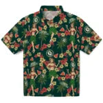 Oakland Athletics Hawaiian Shirt - Hawaiian Girls Design | Moonbestprint