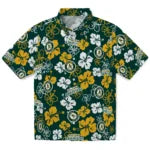 Oakland Athletics Hawaiian Shirt - Hibiscus Flower Design | Moonbestprint