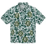 Oakland Athletics Hawaiian Shirt - Hibiscus Motif | Moonbestprint