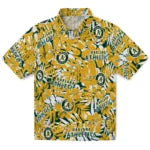 Oakland Athletics Hawaiian Shirt - Hibiscus Overlay | Moonbestprint