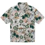Oakland Athletics Hawaiian Shirt - Hibiscus Seaside | Moonbestprint