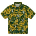 Oakland Athletics Hawaiian Shirt - Monstera Layer | Moonbestprint