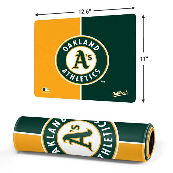 MLB Oakland Athletics Split Gaming Mouse Pad Moonbestprint