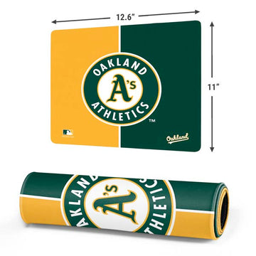 MLB Oakland Athletics Split Gaming Mouse Pad Moonbestprint