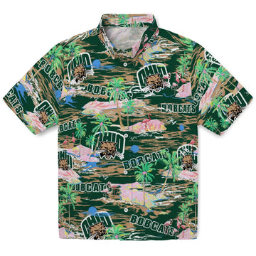 Ohio Bobcats Flamingo Retreat 2026 Hawaiian Shirt – Moonbestprint