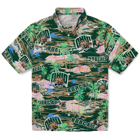 Ohio Bobcats Flamingo Retreat 2026 Hawaiian Shirt – Moonbestprint
