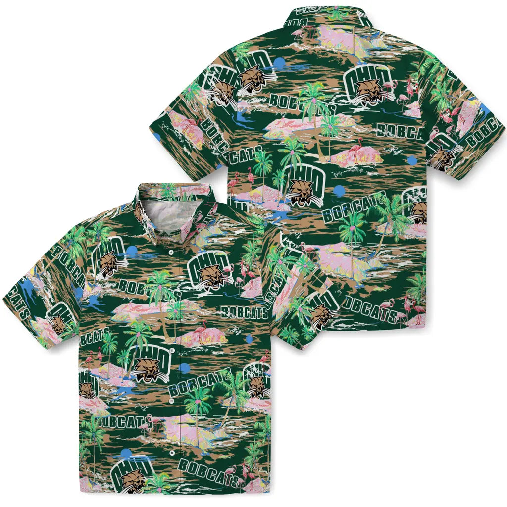 Ohio Bobcats Flamingo Retreat 2026 Hawaiian Shirt – Moonbestprint