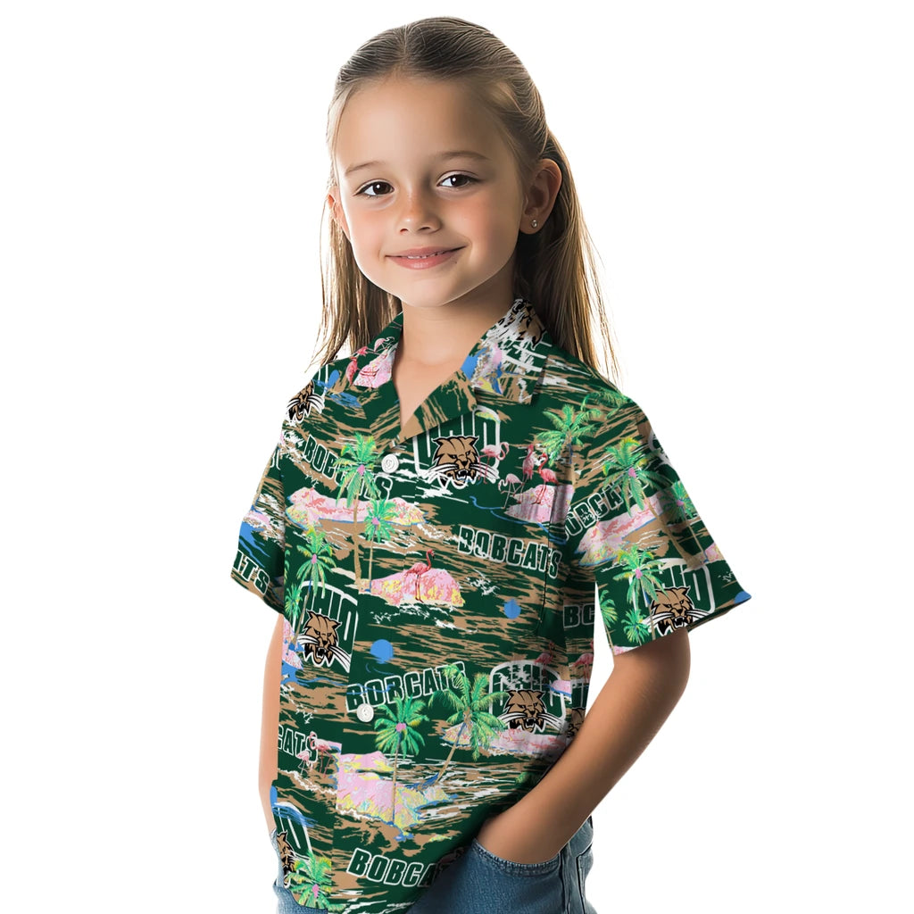 Ohio Bobcats Flamingo Retreat 2026 Hawaiian Shirt – Moonbestprint