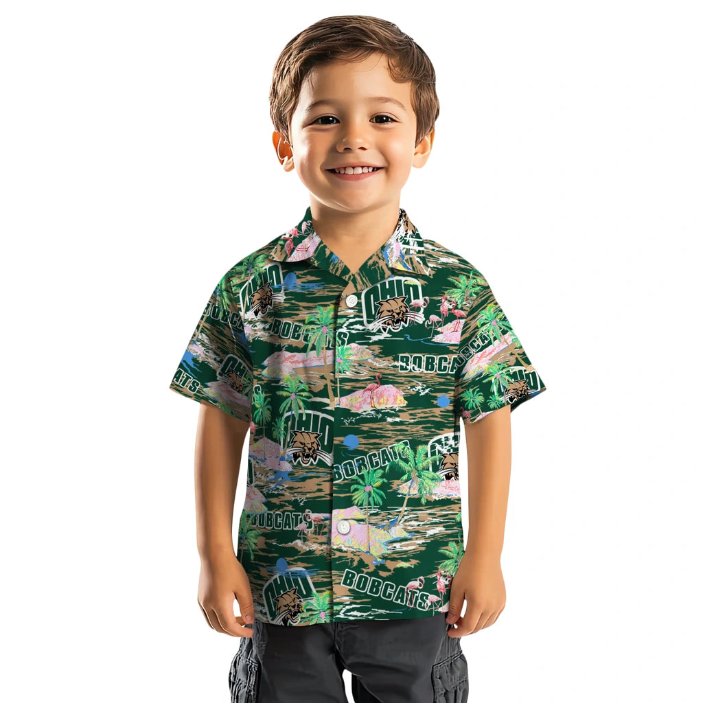Ohio Bobcats Flamingo Retreat 2026 Hawaiian Shirt – Moonbestprint