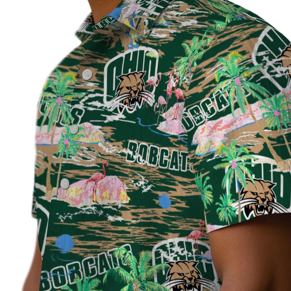 Ohio Bobcats Flamingo Retreat 2026 Hawaiian Shirt – Moonbestprint