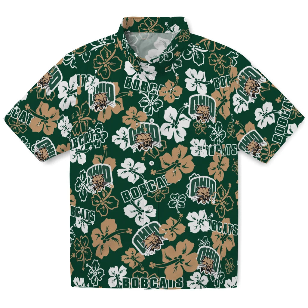 Ohio Bobcats Hibiscus Bloom Hawaiian Shirt – Moonbestprint