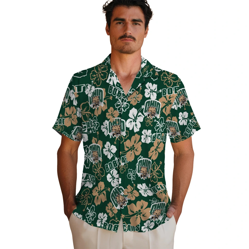 Ohio Bobcats Hibiscus Bloom Hawaiian Shirt – Moonbestprint