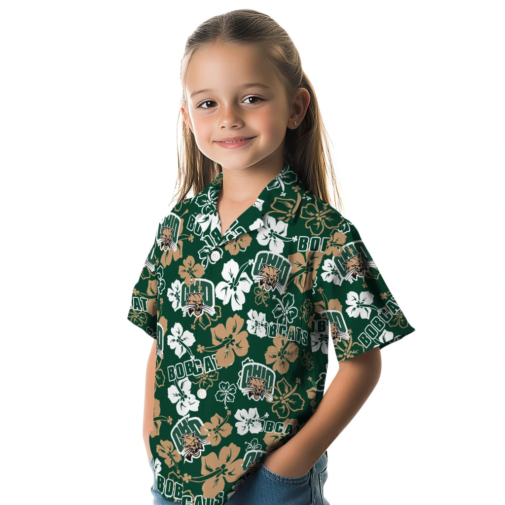 Ohio Bobcats Hibiscus Bloom Hawaiian Shirt – Moonbestprint