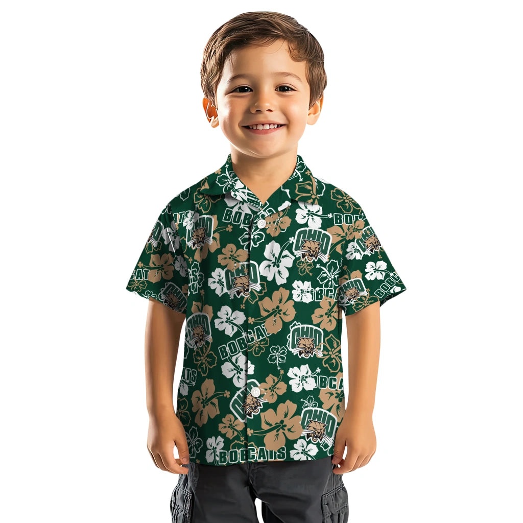 Ohio Bobcats Hibiscus Bloom Hawaiian Shirt – Moonbestprint