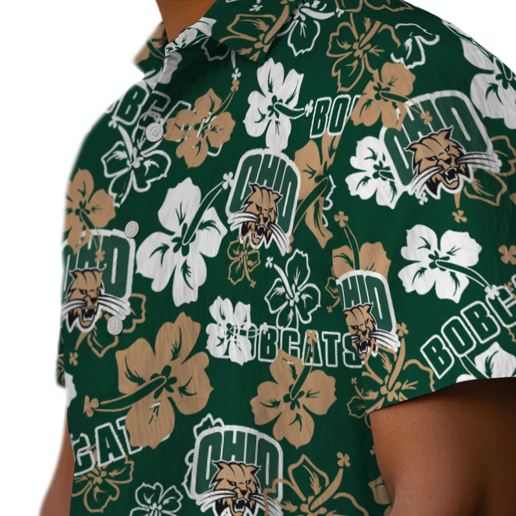 Ohio Bobcats Hibiscus Bloom Hawaiian Shirt – Moonbestprint