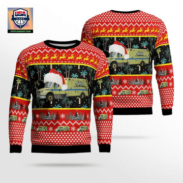 Ohio Cleveland EMS Christmas Sweater 3D ? Usalast