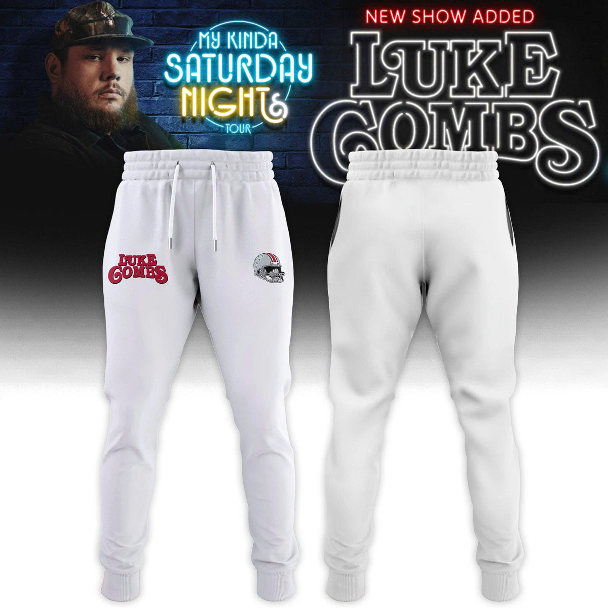 Ohio State University x Luke Combs My Kinda Saturday Night Tour 2026 Limited Edition Tshirt | FV98 Moonbestprint