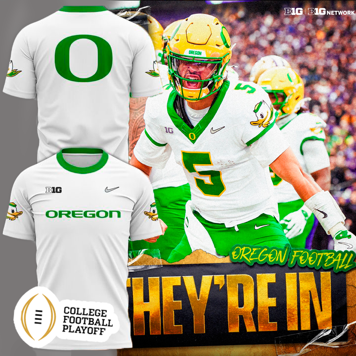 Oregon Ducks - They're in CFB Playoff 2025 T-Shirt | LV57 Moonbestprint