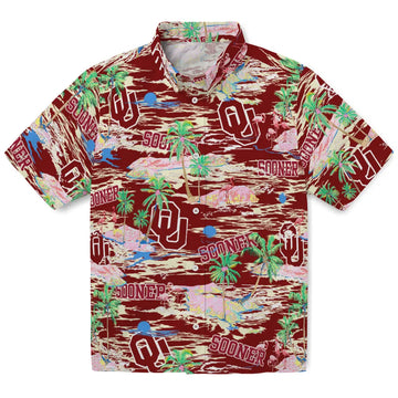 Oklahoma Sooners Flamingo Retreat 2026 Hawaiian Shirt – Moonbestprint