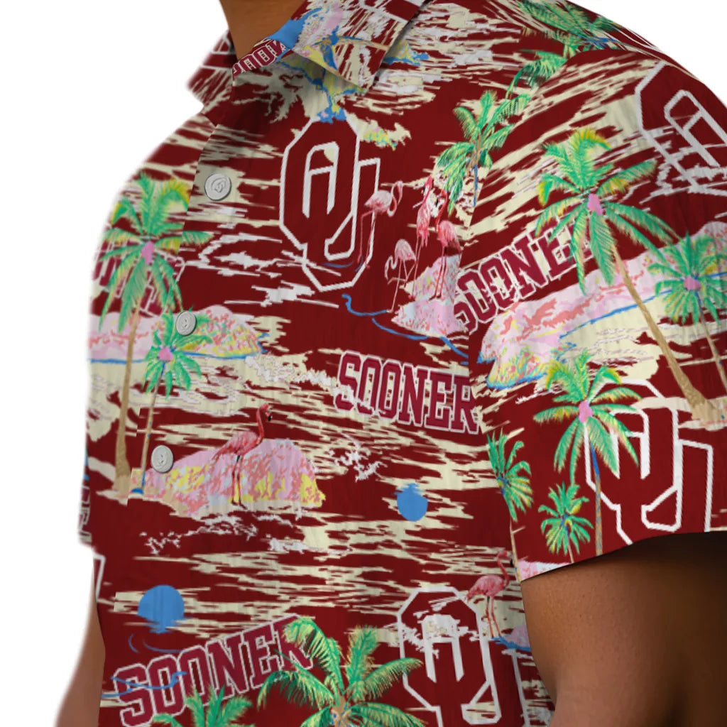 Oklahoma Sooners Flamingo Retreat 2026 Hawaiian Shirt – Moonbestprint