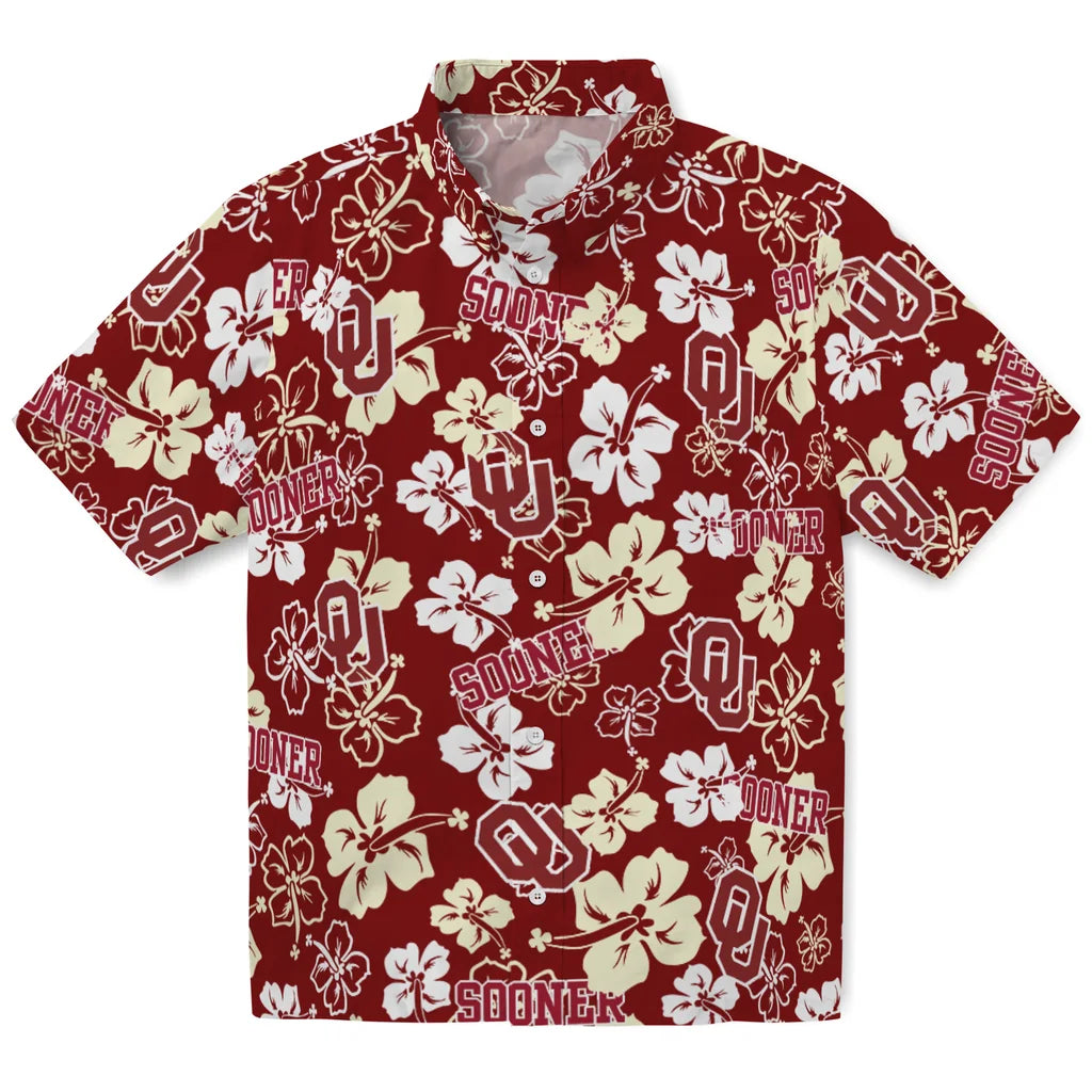 Oklahoma Sooners Hibiscus Bloom Hawaiian Shirt – Moonbestprint
