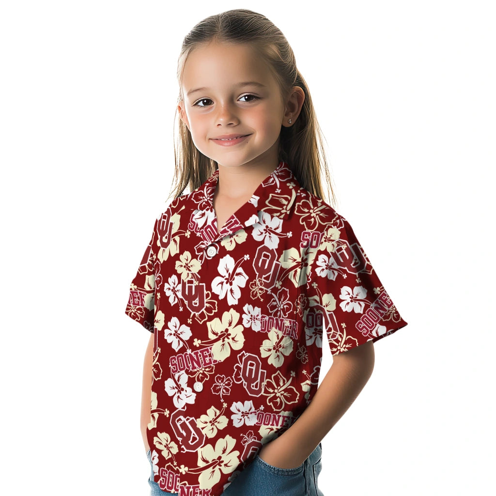 Oklahoma Sooners Hibiscus Bloom Hawaiian Shirt – Moonbestprint