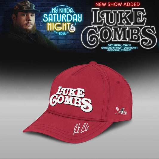 Oklahoma Sooners x Luke Combs - My Kinda Saturday Night Tour 2026 Limited Edition Tshirt | CK84 Moonbestprint