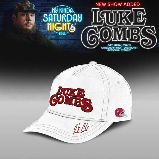 Oklahoma Sooners x Luke Combs - My Kinda Saturday Night Tour 2026 Limited Edition Tshirt | VI47 Moonbestprint