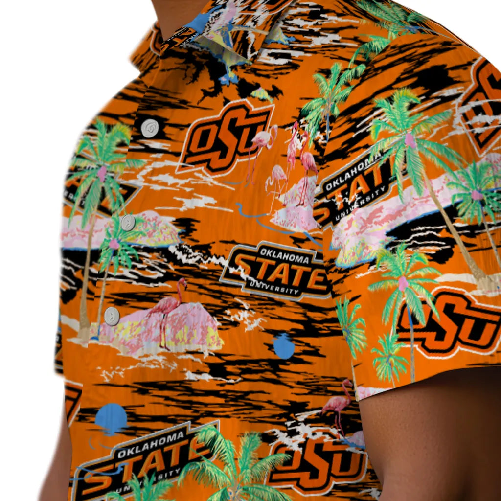Oklahoma State Cowboys Flamingo Retreat 2026 Hawaiian Shirt – Moonbestprint