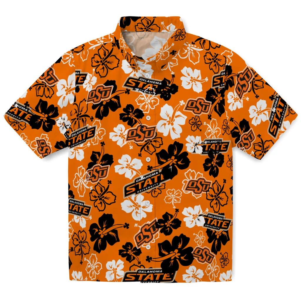 Oklahoma State Cowboys Hibiscus Bloom Hawaiian Shirt – Moonbestprint