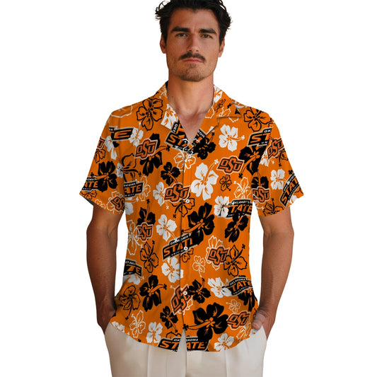 Oklahoma State Cowboys Hibiscus Bloom Hawaiian Shirt – Moonbestprint