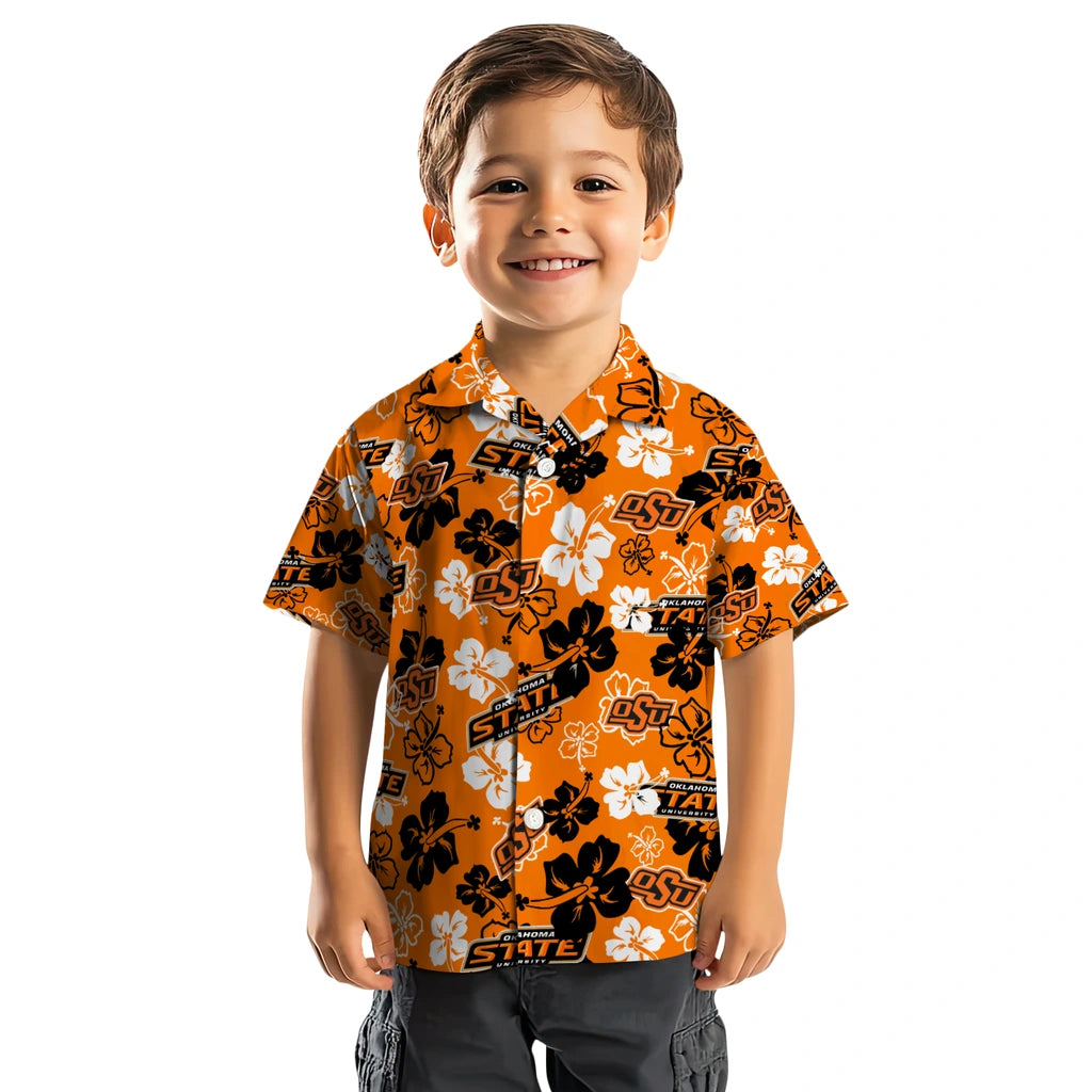 Oklahoma State Cowboys Hibiscus Bloom Hawaiian Shirt – Moonbestprint