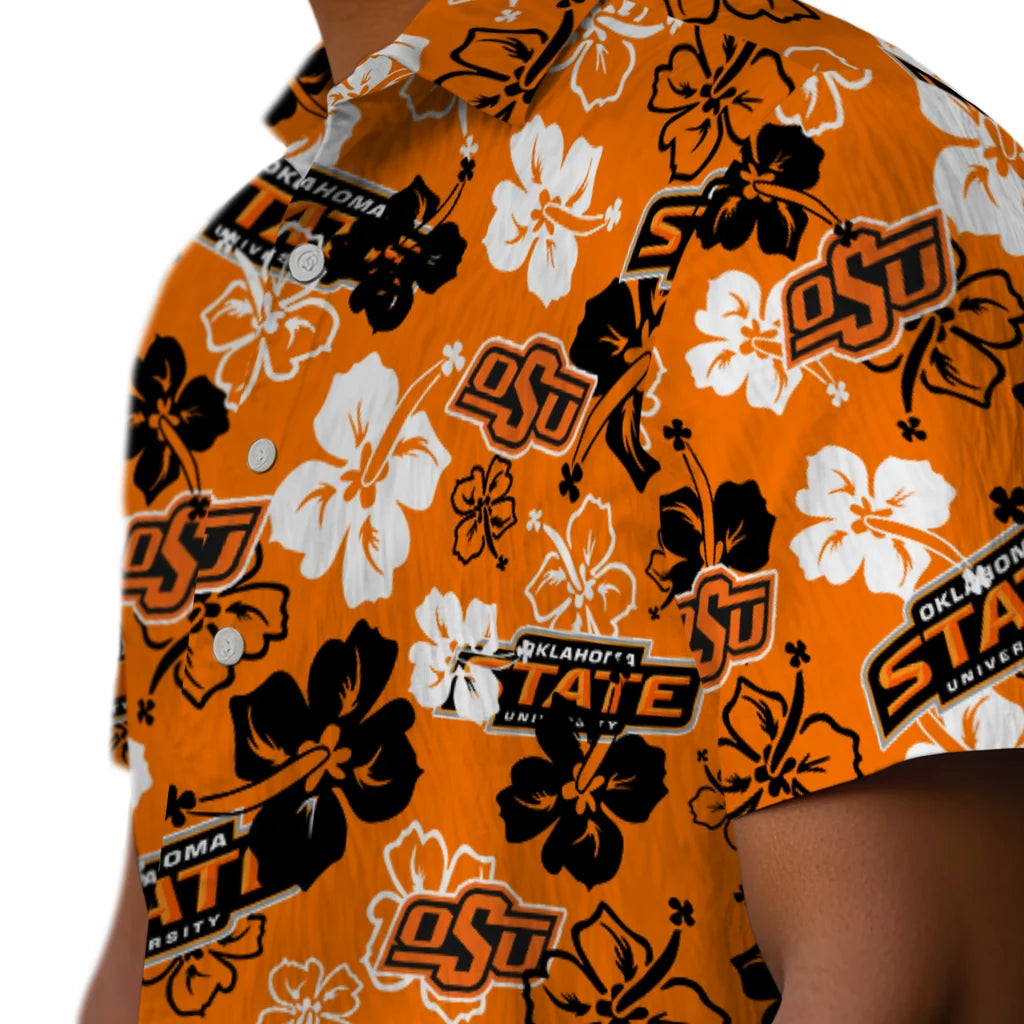 Oklahoma State Cowboys Hibiscus Bloom Hawaiian Shirt – Moonbestprint