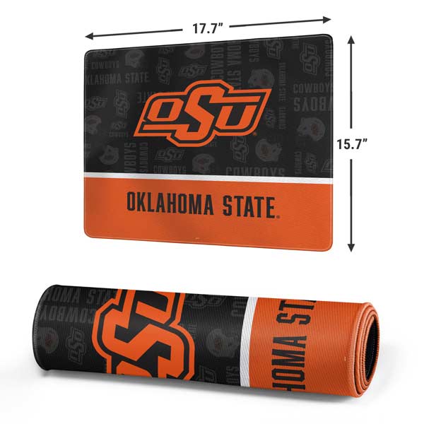 Oklahoma State University Split Jersey Gaming Mouse Pad Moonbestprint