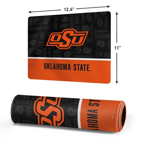 Oklahoma State University Split Jersey Gaming Mouse Pad Moonbestprint