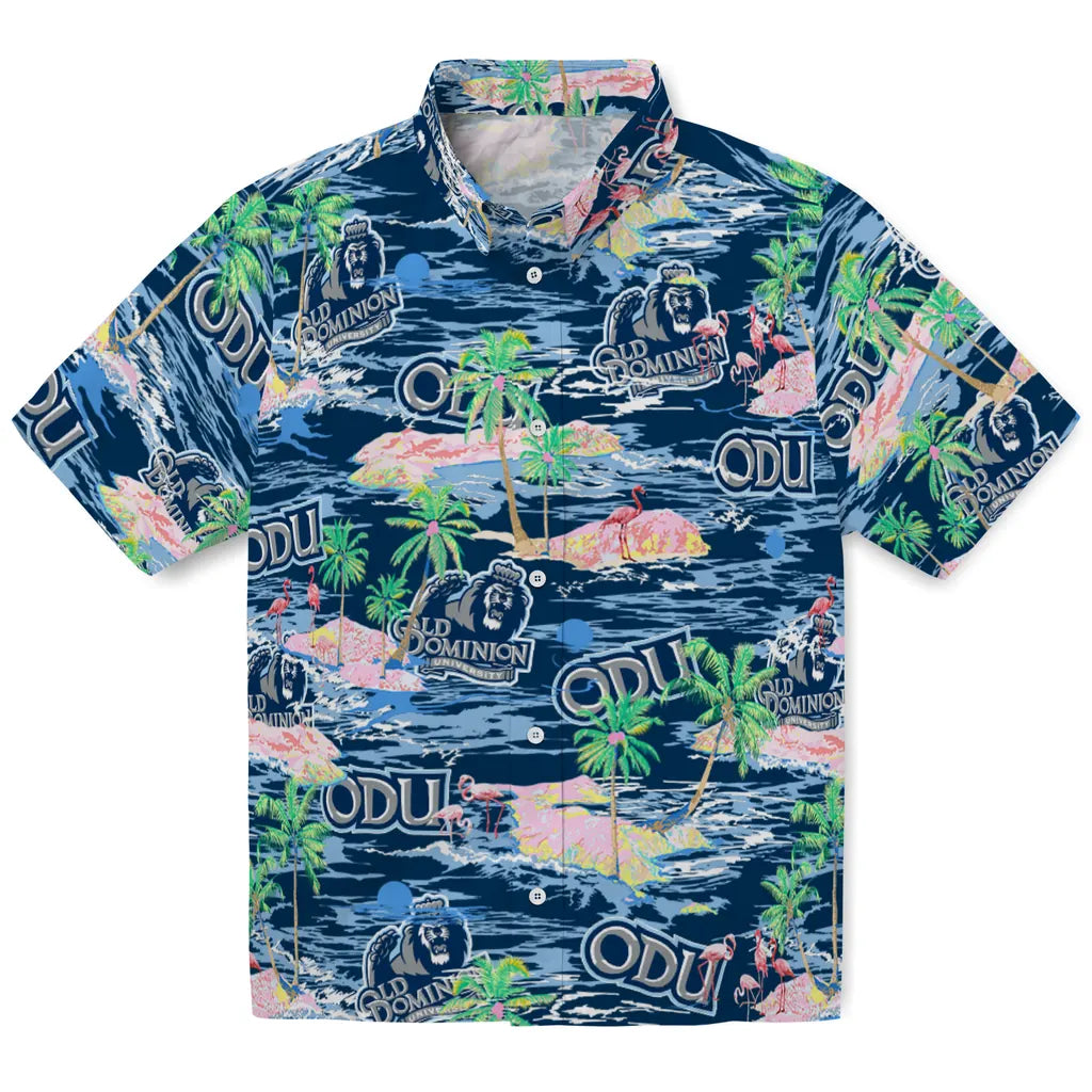 Old Dominion Monarchs Flamingo Retreat 2026 Hawaiian Shirt – Moonbestprint