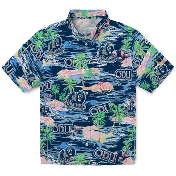 Old Dominion Monarchs Flamingo Retreat 2026 Hawaiian Shirt – Moonbestprint