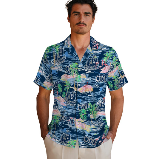 Old Dominion Monarchs Flamingo Retreat 2026 Hawaiian Shirt – Moonbestprint