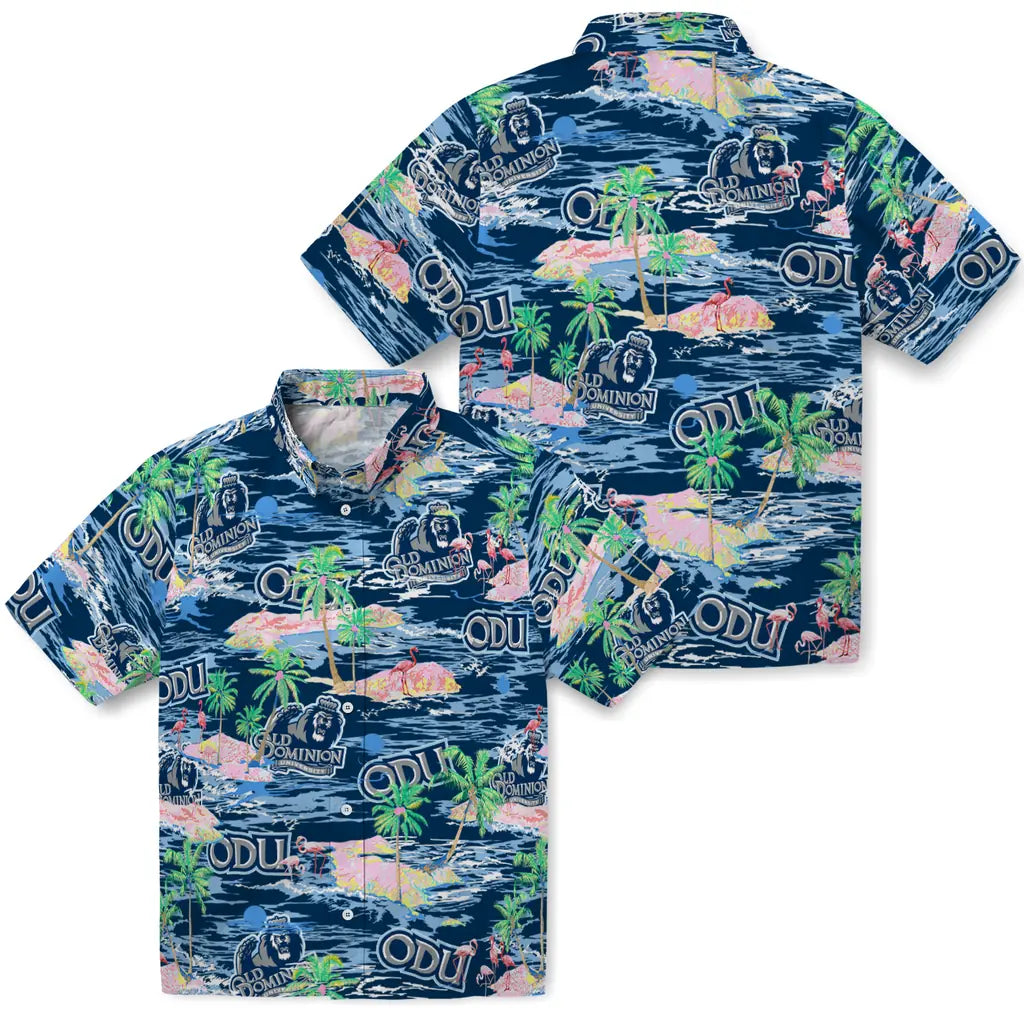 Old Dominion Monarchs Flamingo Retreat 2026 Hawaiian Shirt – Moonbestprint
