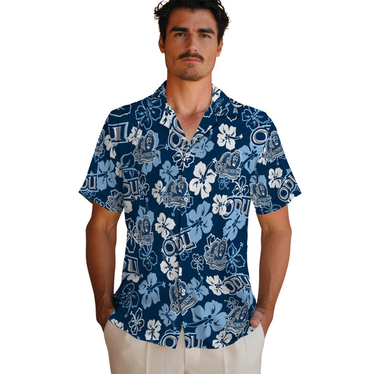 Old Dominion Monarchs Hibiscus Bloom Hawaiian Shirt – Moonbestprint