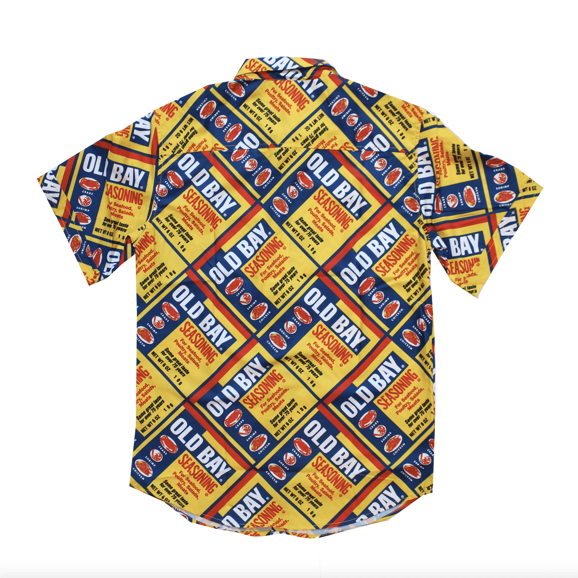 Flat OLD BAY Can Pattern / Hawaiian Shirt – Moonbestprint